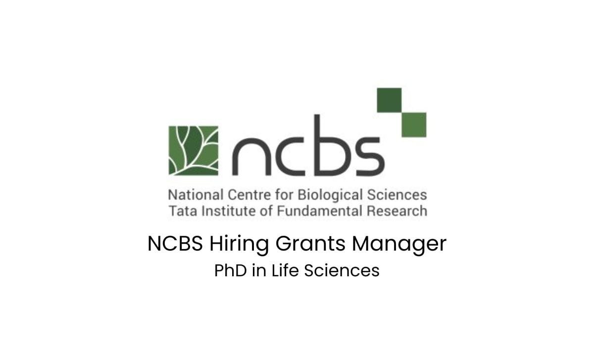 NCBS Hiring Grants Manager