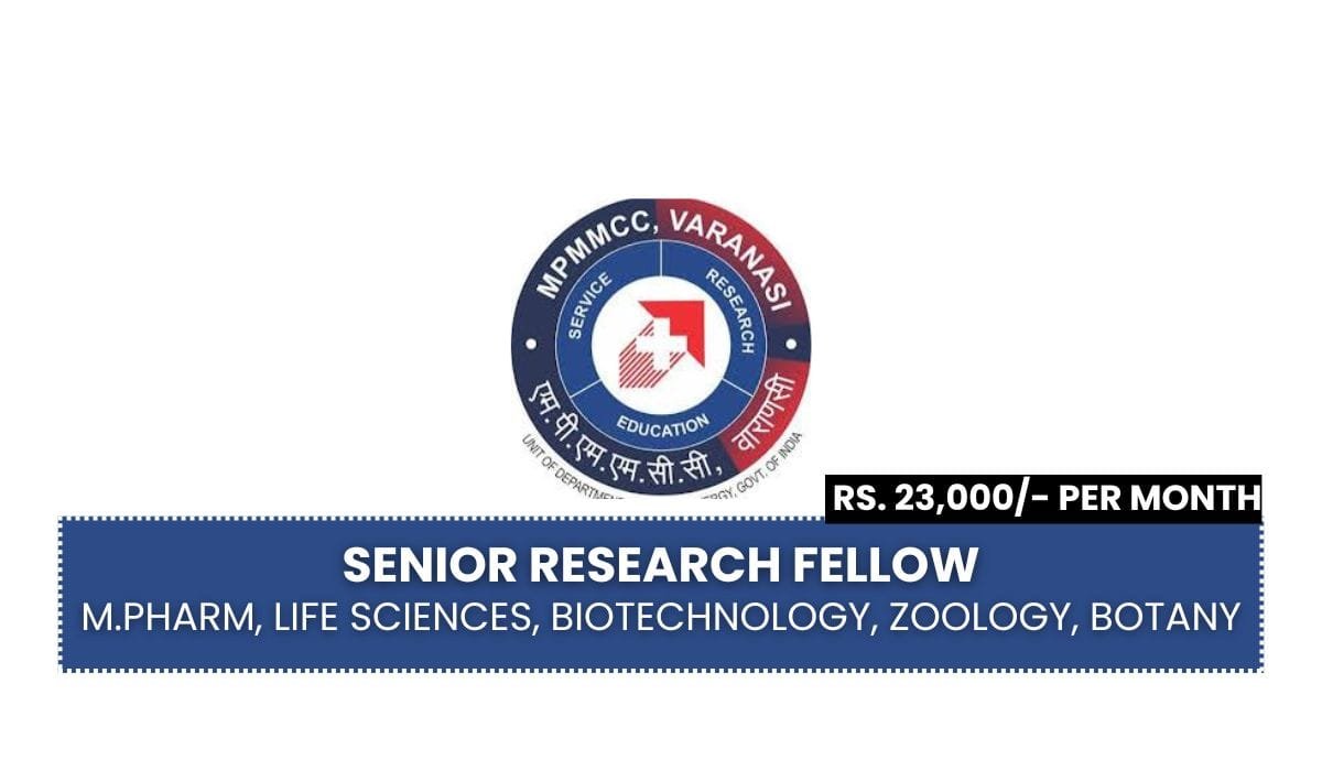 MPMMCC Hiring Senior Research Fellow