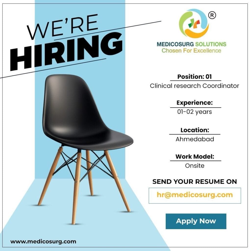 Medicosurg Solutions Hiring Clinical Research Coordinator Medicosurg Solutions Hiring Clinical Research Coordinator