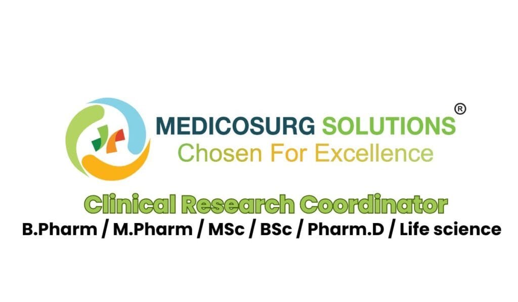 Medicosurg Solutions Hiring Clinical Research Coordinator Medicosurg Solutions Hiring Clinical Research Coordinator