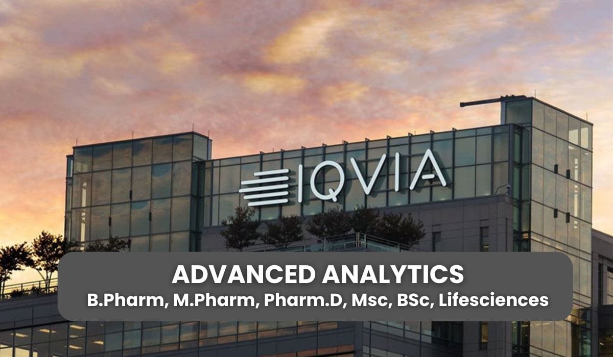 IQVIA Hiring Advanced Analytics
