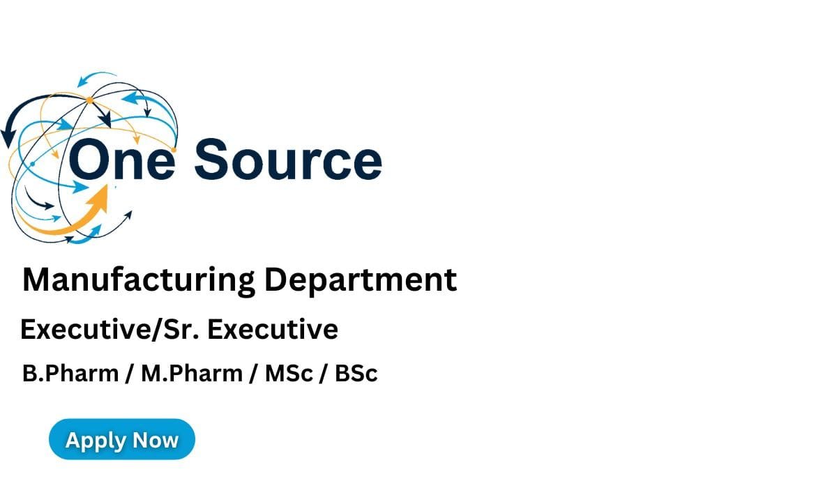 OneSource Hiring Manufacturing Department