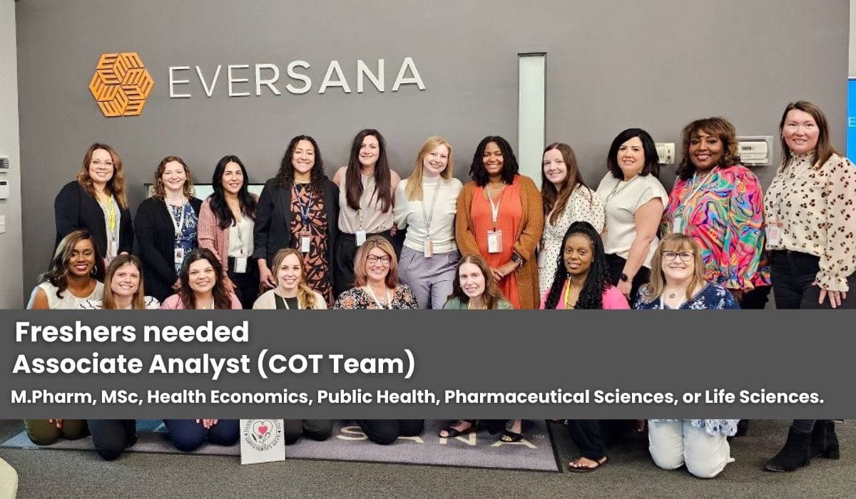 Freshers Hiring Associate Analyst In Eversana