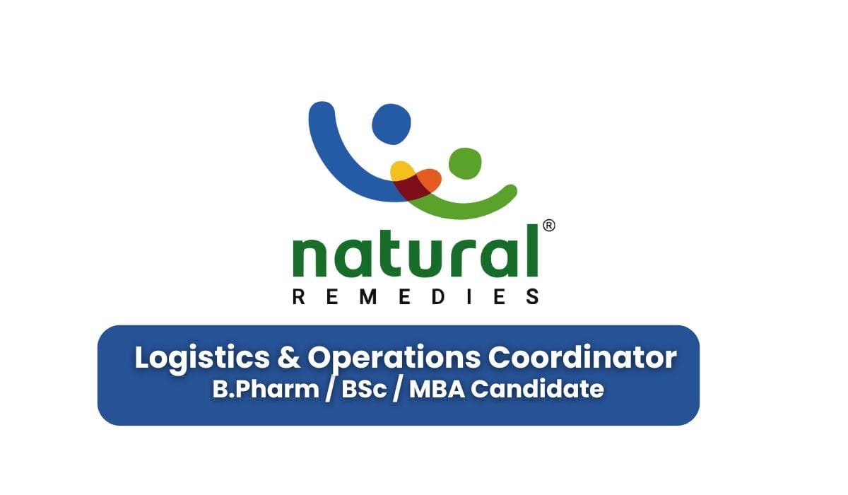 Natural Remedies Hiring Logistics & Operations Coordinator