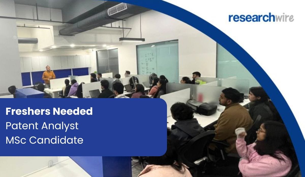 Freshers Hiring Patent Analyst In ResearchWire Knowledge Solutions