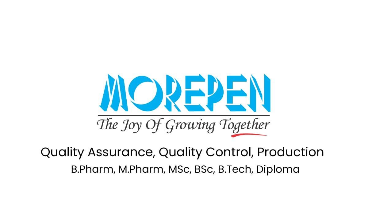 Morepen Laboratories Hiring QC, QA, Production