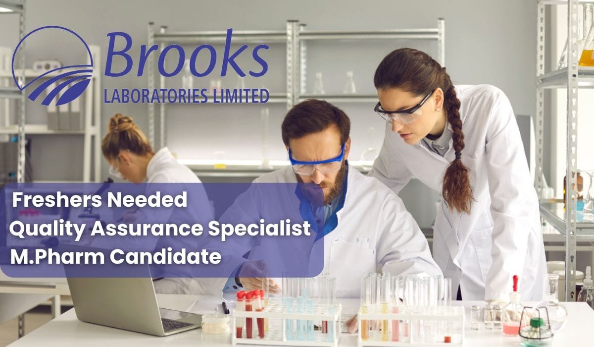 Freshers Hiring QA Specialist In Brooks Steriscience