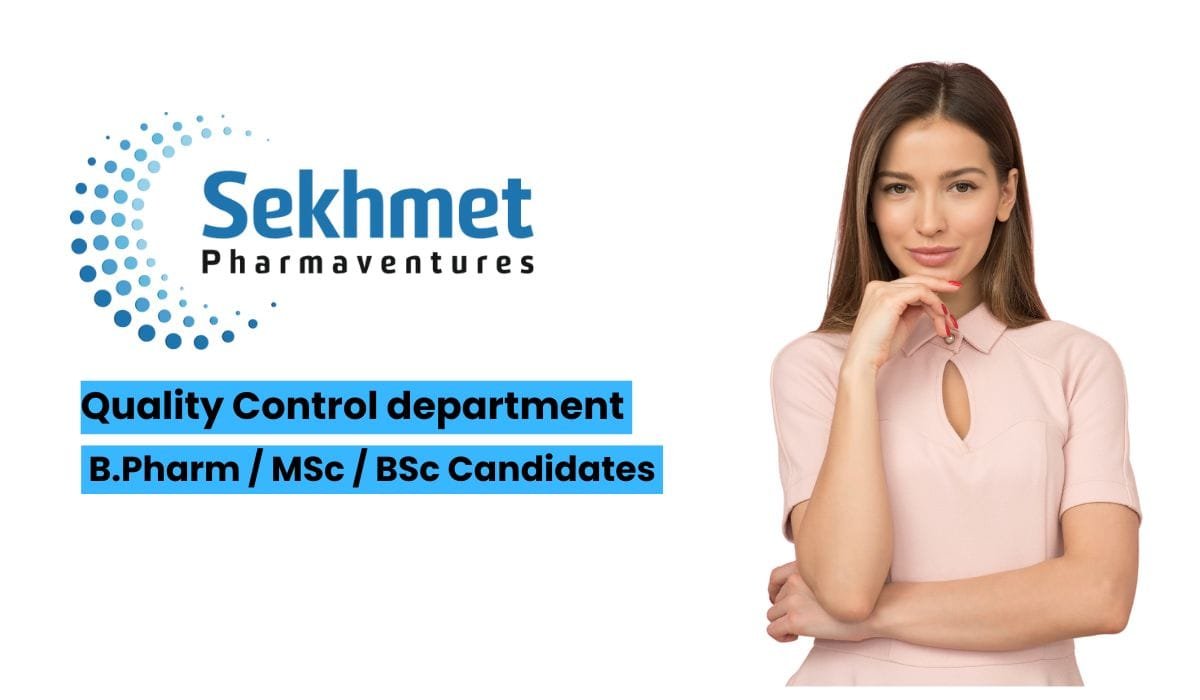 Sekhmet Pharmaventures Hiring Quality Control