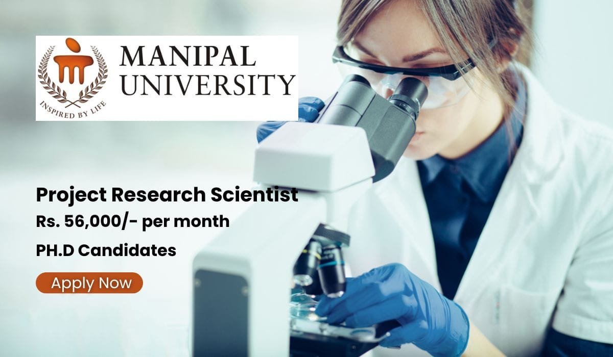 MAHE Hiring Project Research Scientist