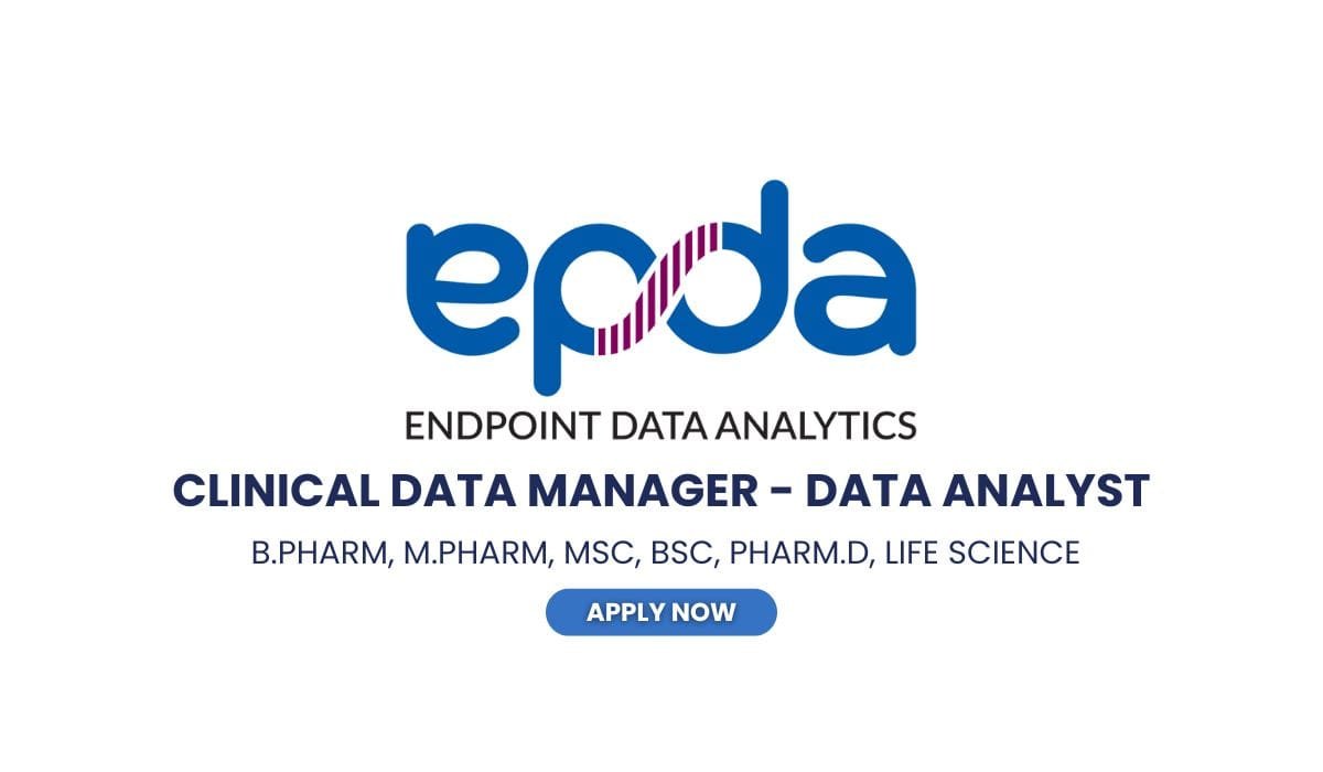 EPDA Hiring Clinical Data Manager - Data Analyst