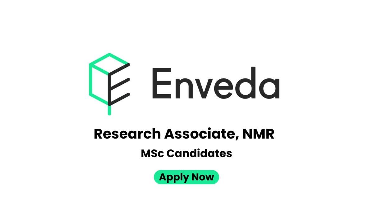 Enveda Hiring Research Associate, NMR