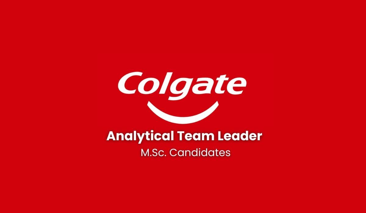 Colgate-Palmolive Hiring Analytical Team Leader