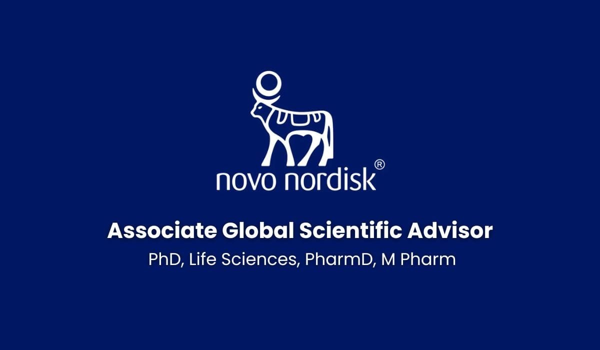 Novo Nordisk Hiring For Associate Global Scientific Advisor