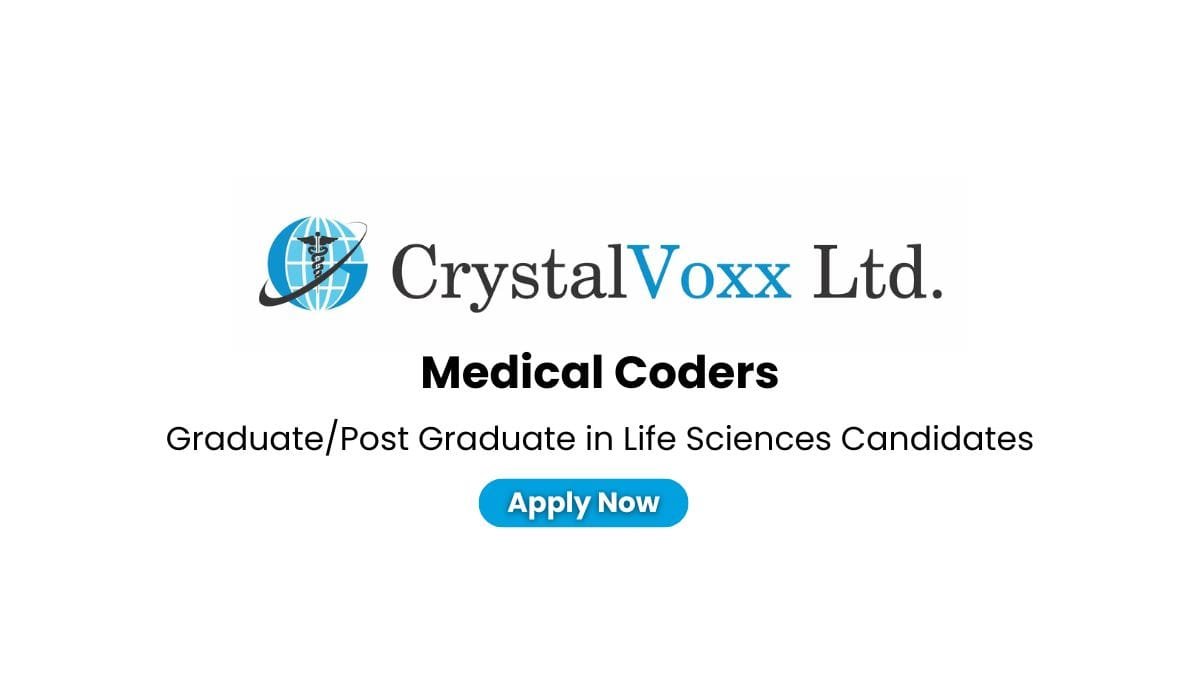 Crystal Voxx Ltd. Hiring Medical Coders