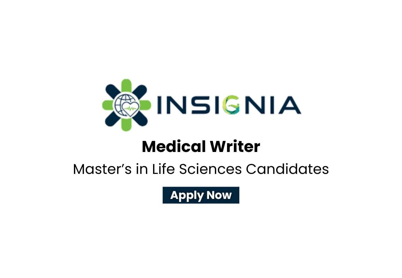 Medical Writer Job Opening at INSIGNIA