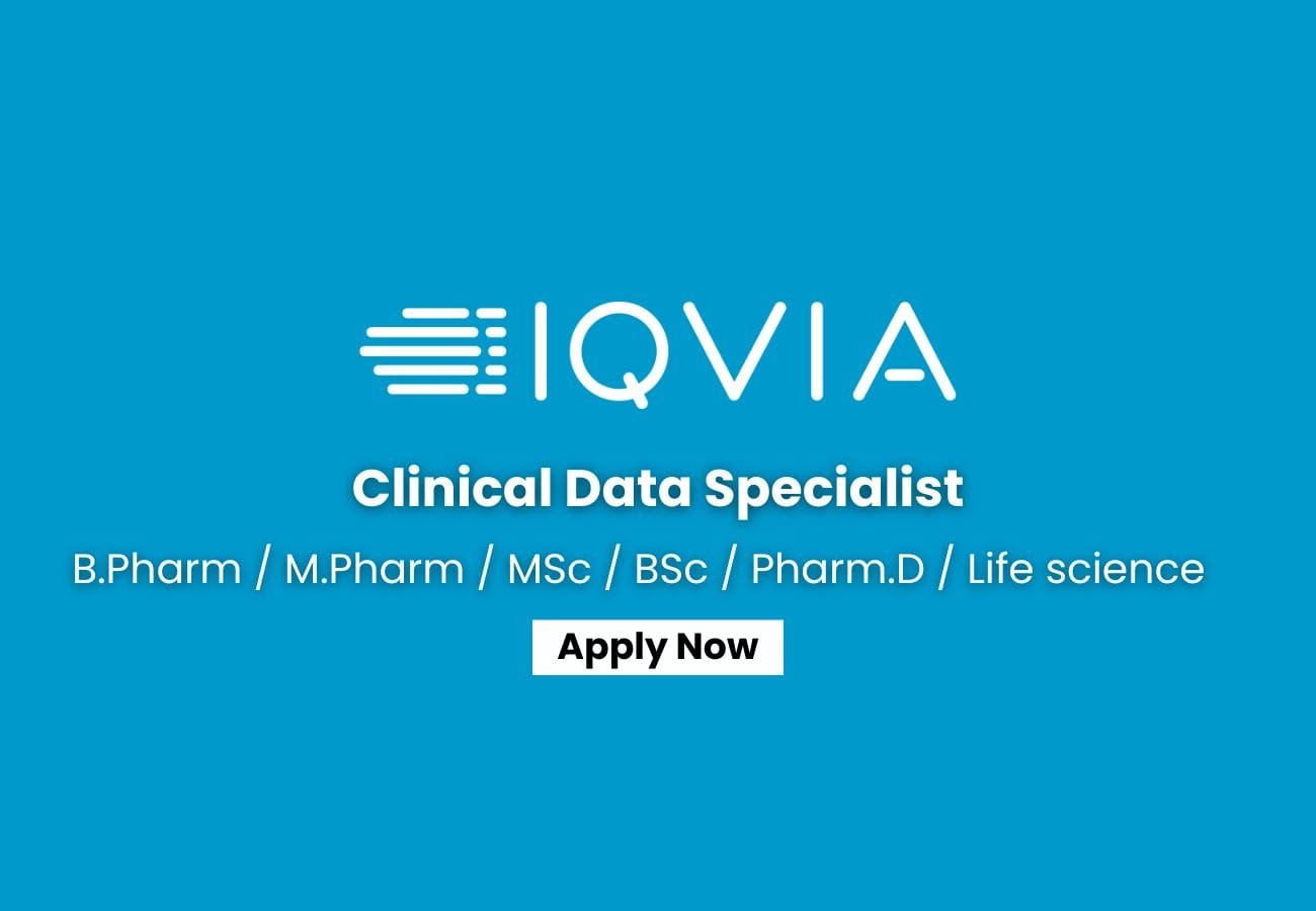 IQVIA Hiring For Clinical Data Specialist