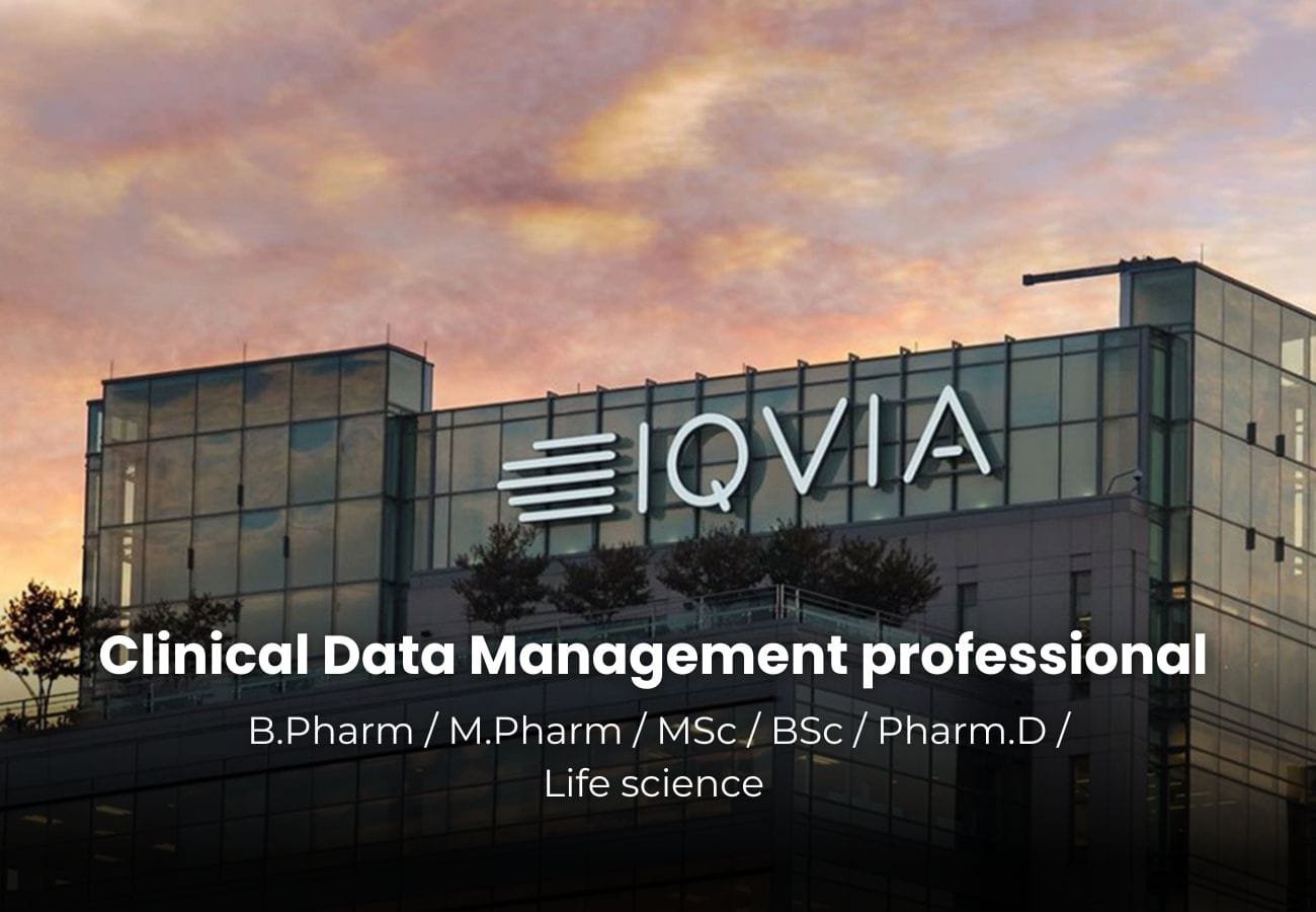 IQVIA Hiring Clinical Data Management professional 