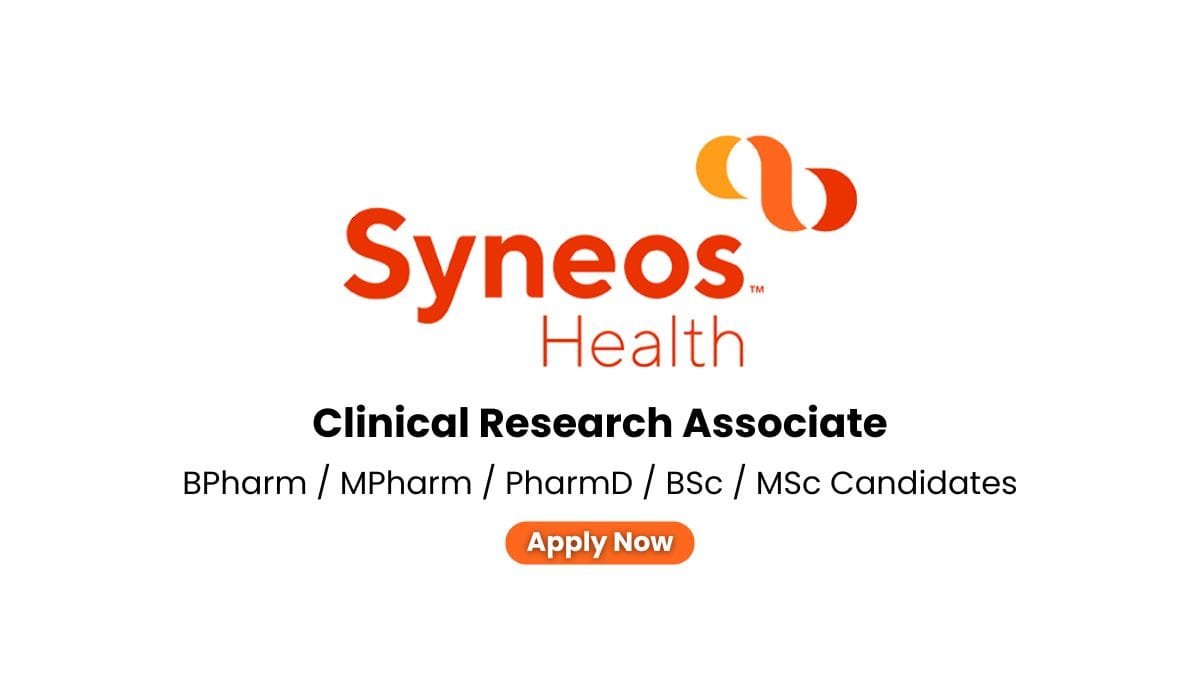Syneos Health Hiring For Clinical Research Associate