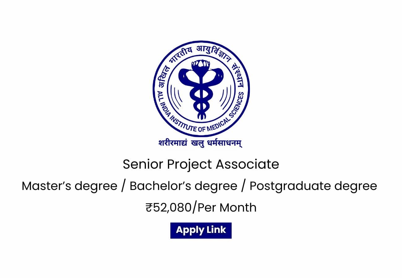 AIIMS Hiring PhD Pharma Graduates – ₹52,000 PM Salary | Walk-in Interview