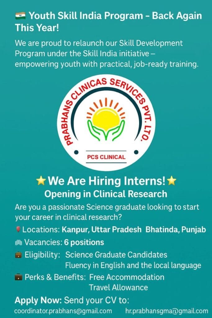 Clinical Research Internship Openings In PCS Clinical Clinical Research Internship Openings In PCS Clinical