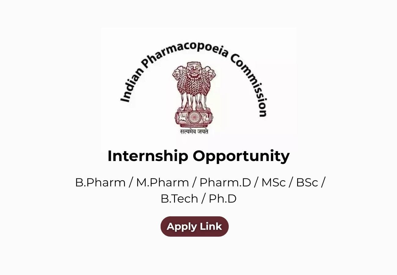 Government Internship for Medical & Pharma Students – IPC MvPI Opportunity