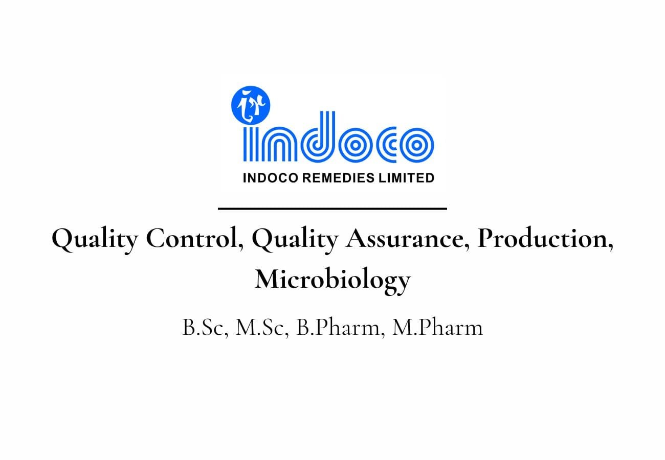 Indoco Remedies Ltd Recruitment 2025: Officer, Executive & AM Roles