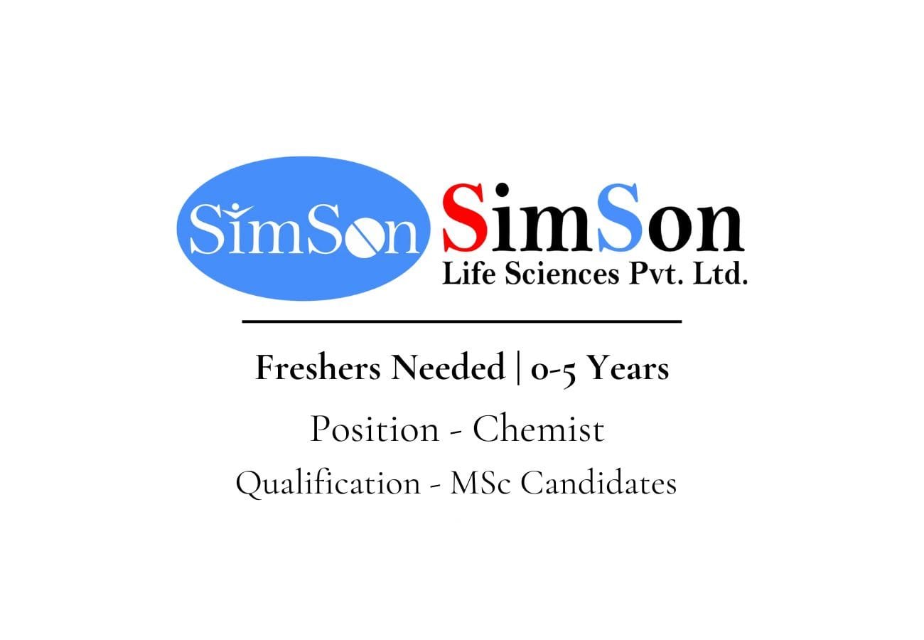 Join Sim Son Labs as a Chemist – Exciting Opportunity