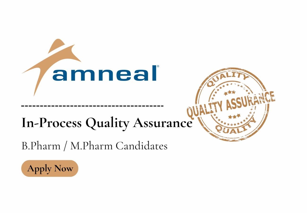 Officer IPQA Job at Amneal Pharmaceuticals