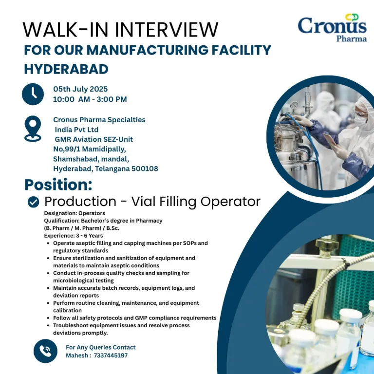 Urgent Pharma Job Production - Vial Filling – Cronus Pharma Urgent Pharma Job Production - Vial Filling – Cronus Pharma