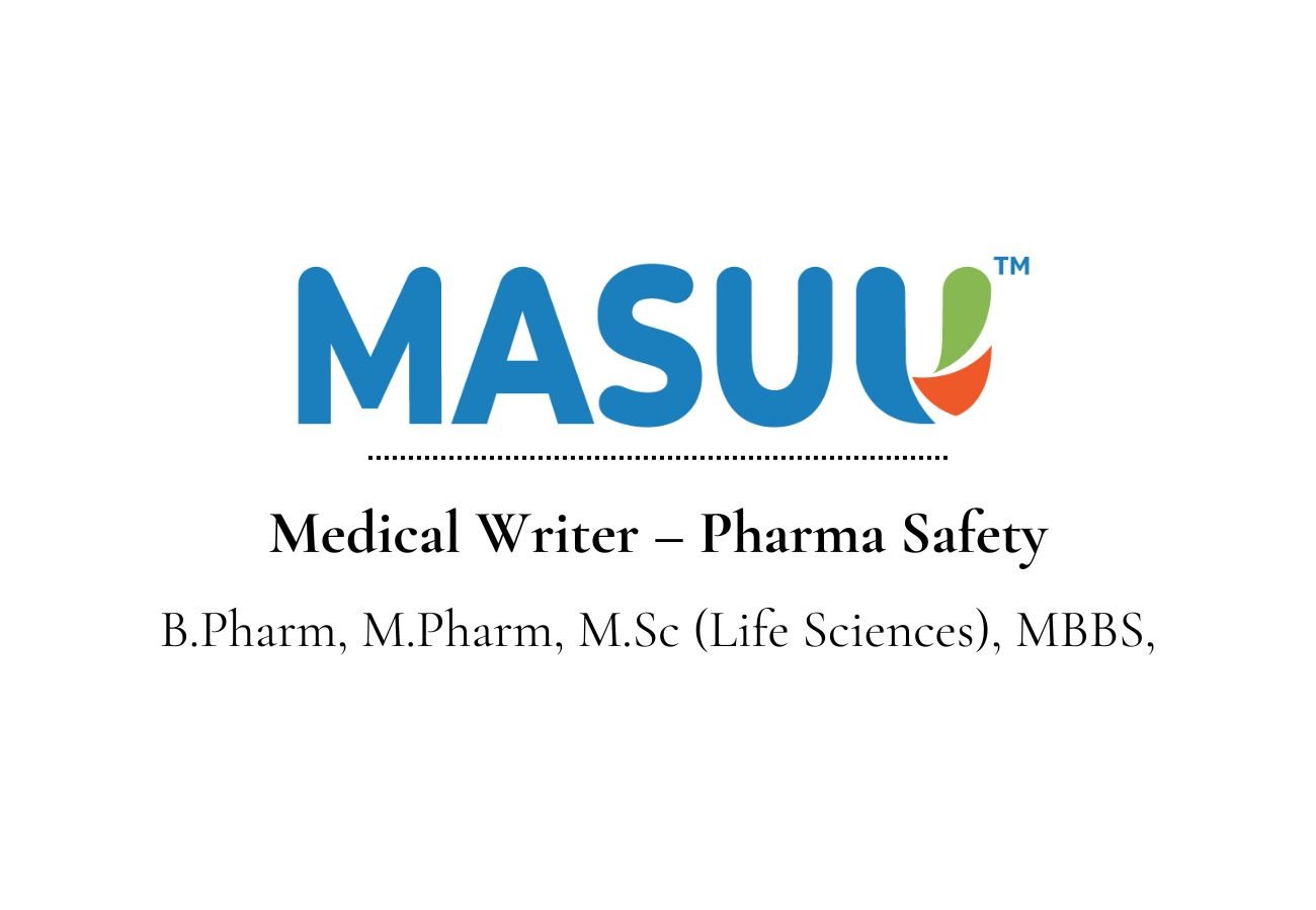 Pharma Safety Writer Job at Masuu Global