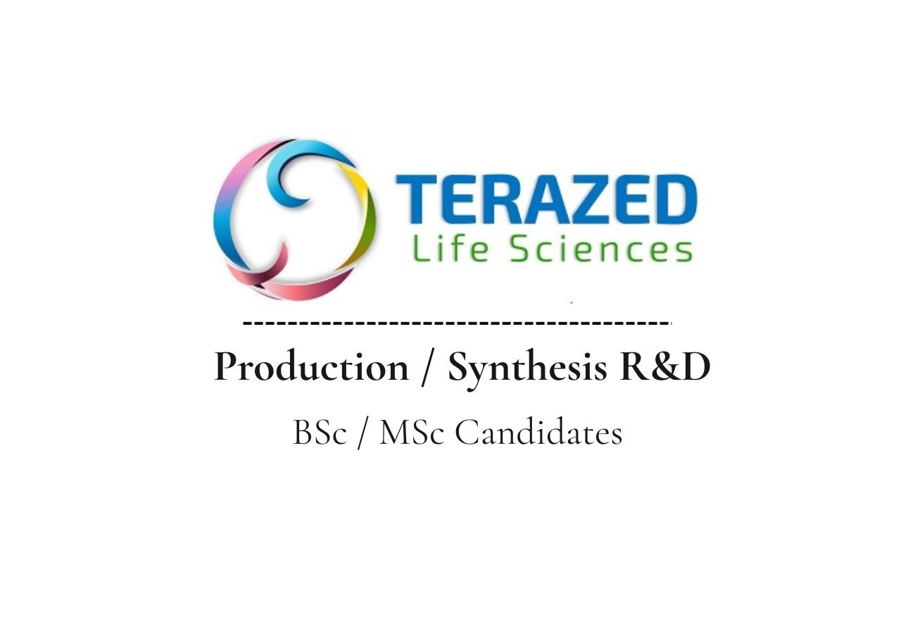 TERAZED Life Sciences Hiring Production / Synthesis R&D