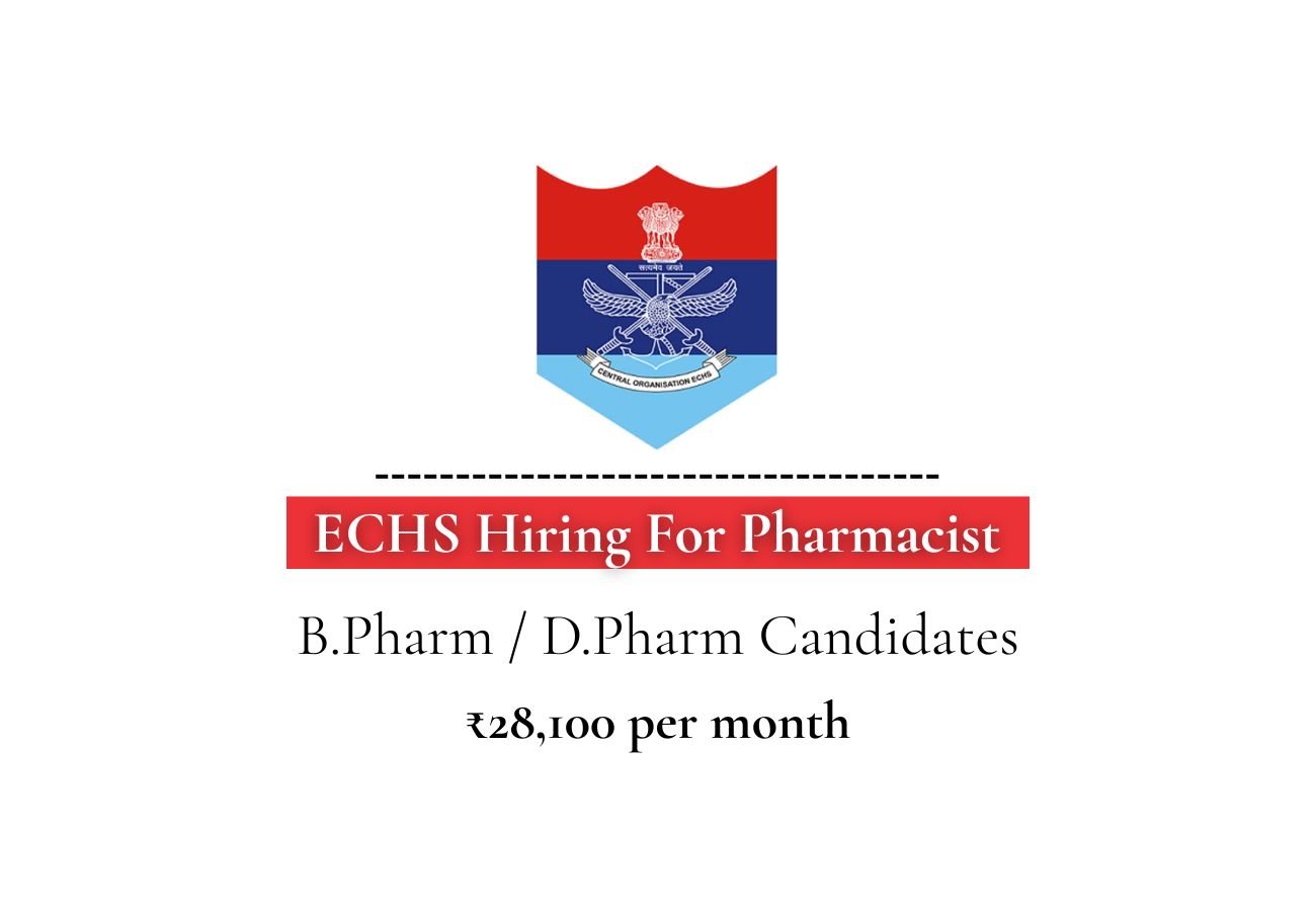 ECHS Hiring For Pharmacist