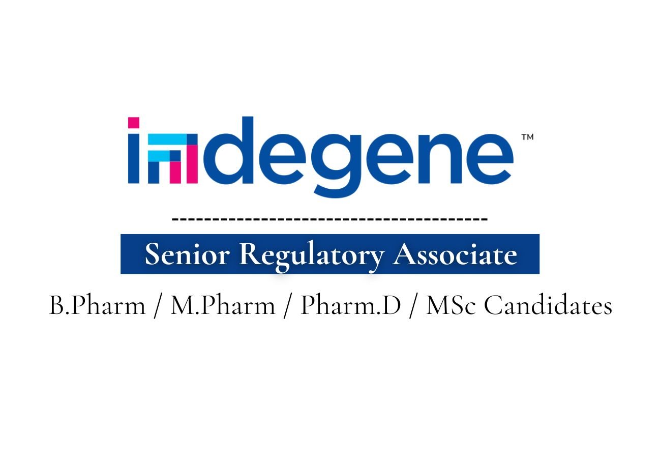 Indegene Hiring For Senior Regulatory Associate