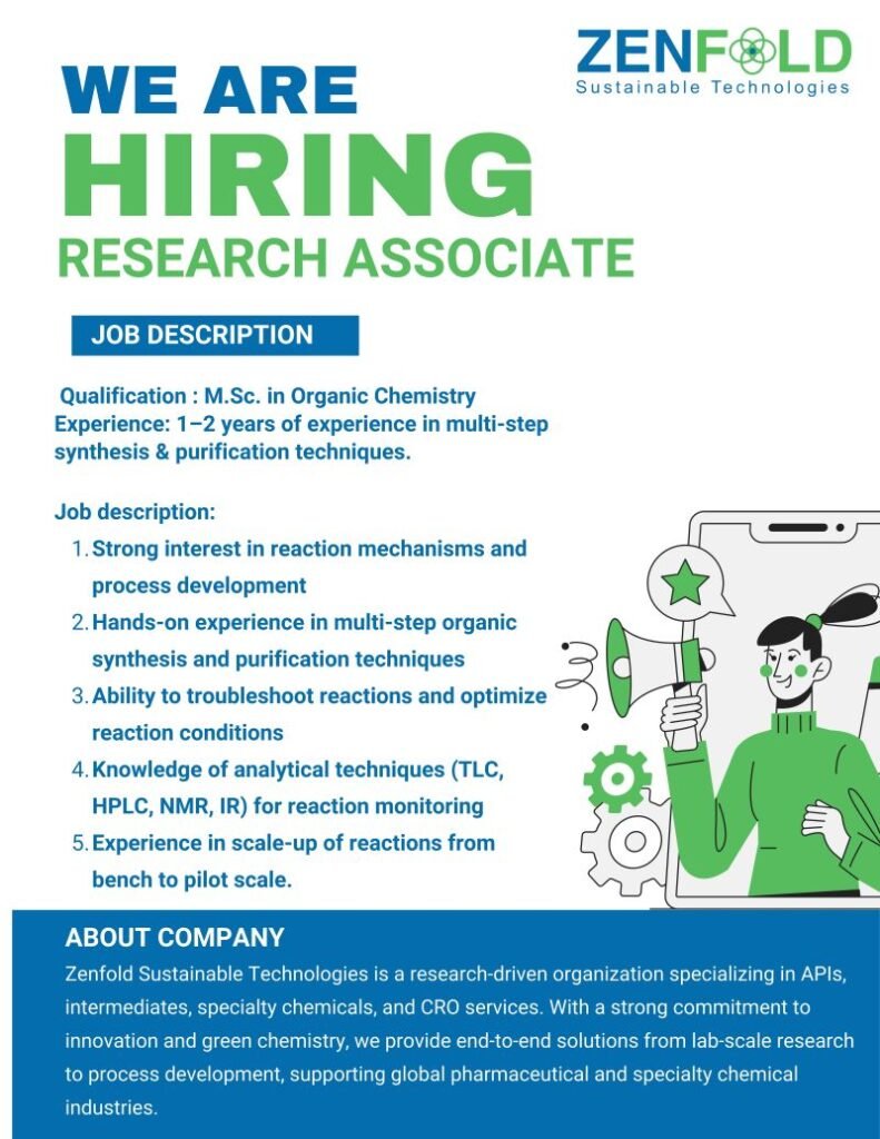 Zenfold Hiring For Research Associate