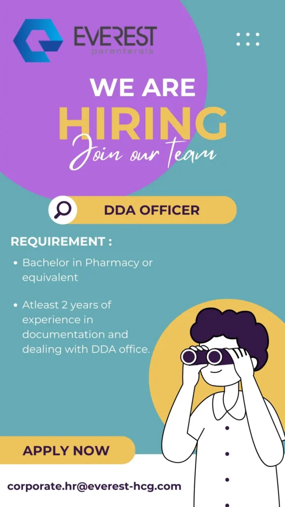 Everest Hiring For DDA Officer Everest Hiring For DDA Officer