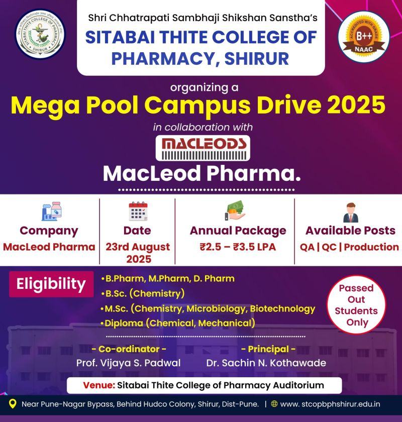 MEGA Campus drive for freshers in Pune For Freshers