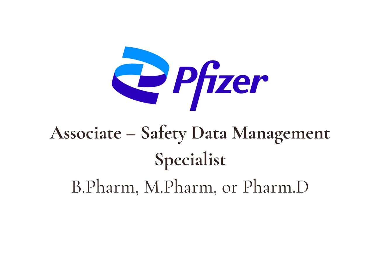 Safety Data Management Job at Pfizer