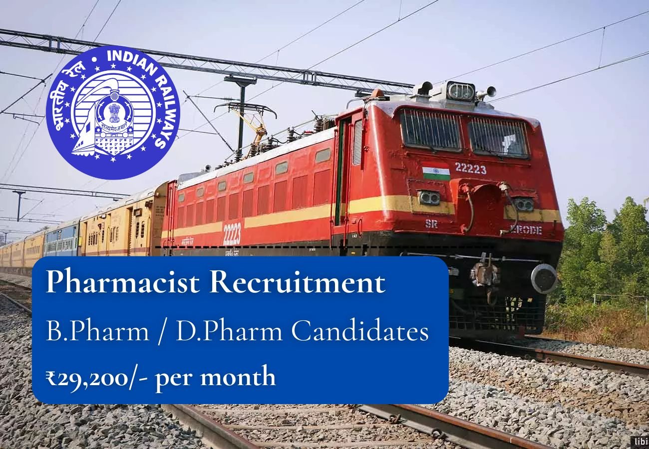 Indian Railways Hiring For Pharmacist