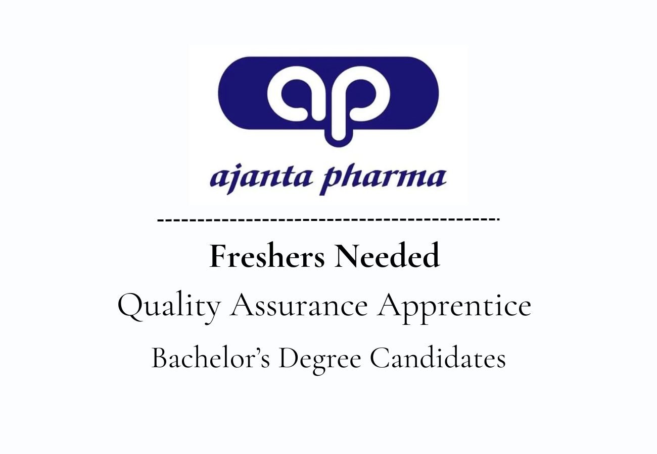 Exciting Career Opportunity Apprentice at Ajanta Pharma