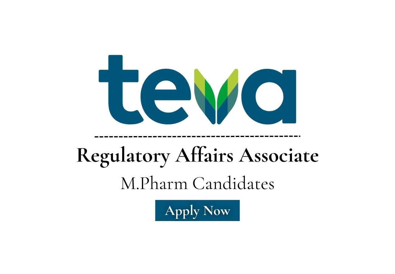 Teva Hiring Regulatory Affairs Associate