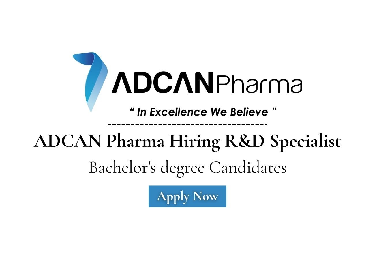 ADCAN Pharma Hiring R&D Specialist