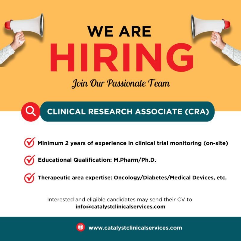 Catalyst Clinical Hiring For Clinical Research Associate Catalyst Clinical Hiring For Clinical Research Associate