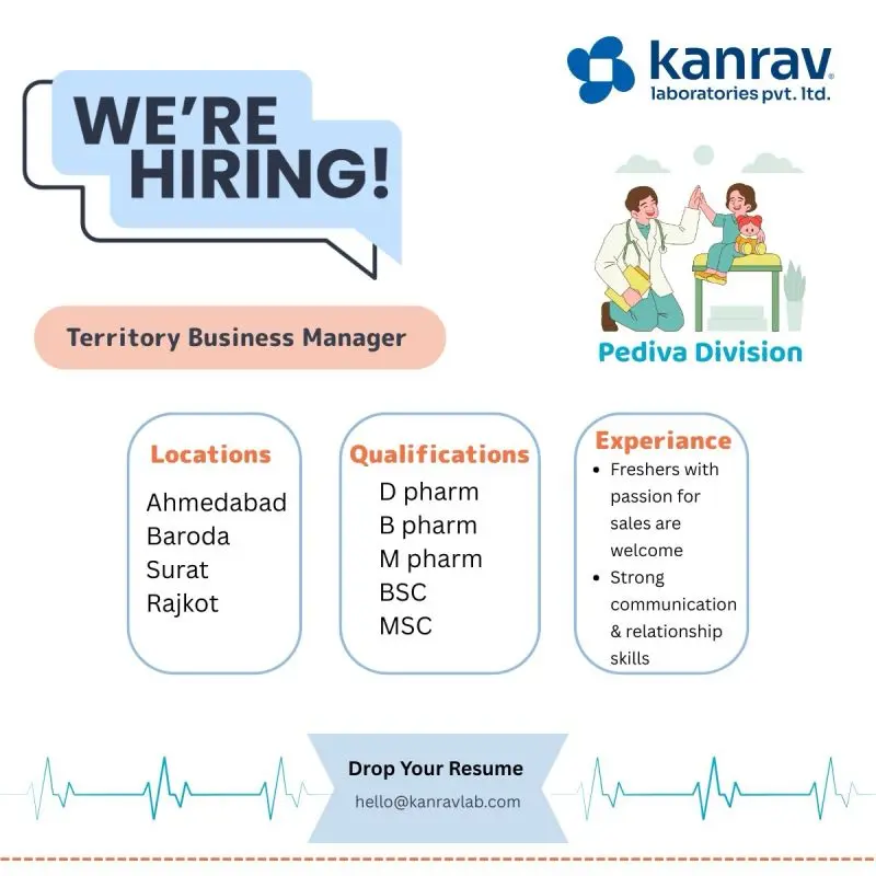 Freshers Needed In Territory Business Manager At Kanrav Laboratories Freshers Needed In Territory Business Manager At Kanrav Laboratories