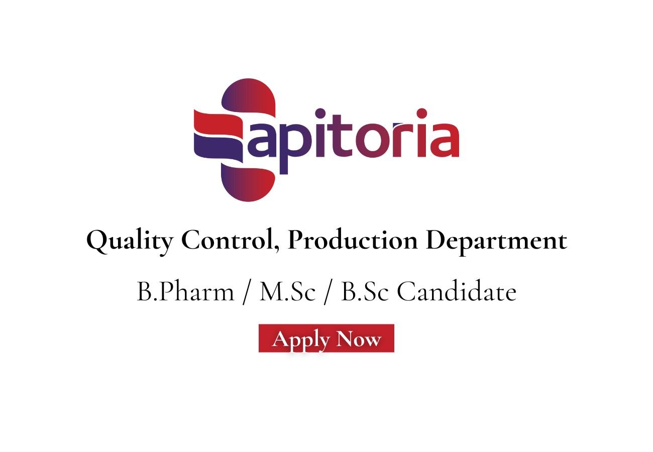 Apitoria Pharma Hiring For Production / Quality Control
