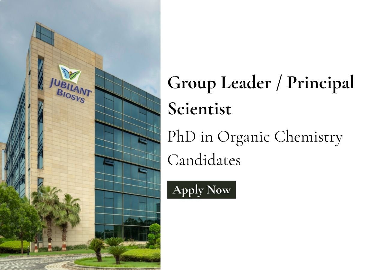Jubilant Biosys Hiring Group Leader / Principal Scientist