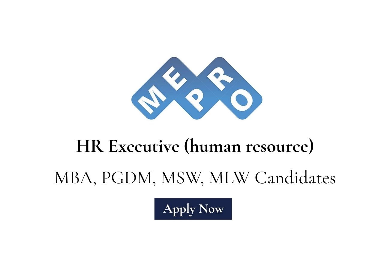 Mepro Pharmaceuticals Hiring For human resource