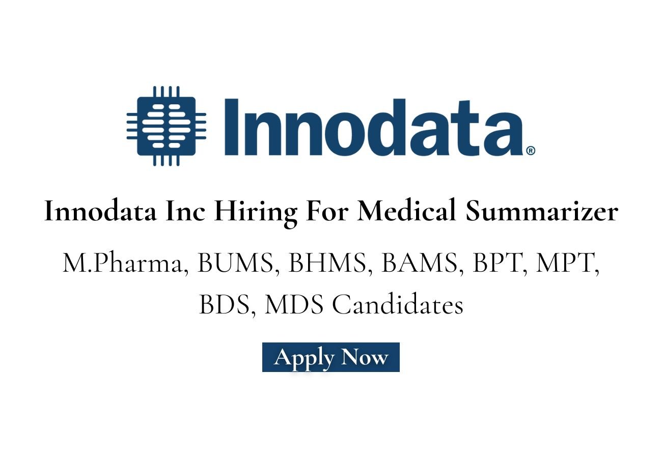 Innodata Inc Hiring For Medical Summarizer