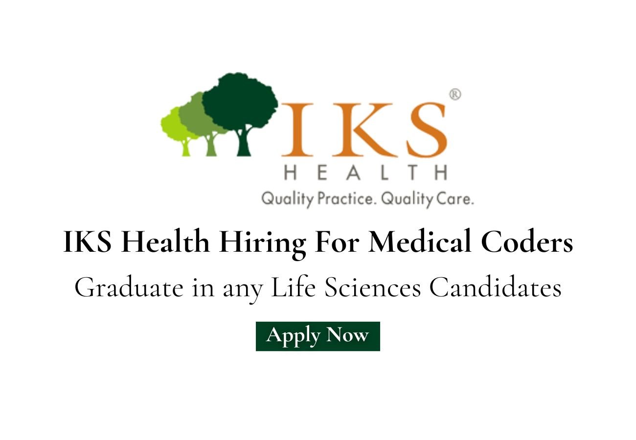 IKS Health Hiring For Medical Coders