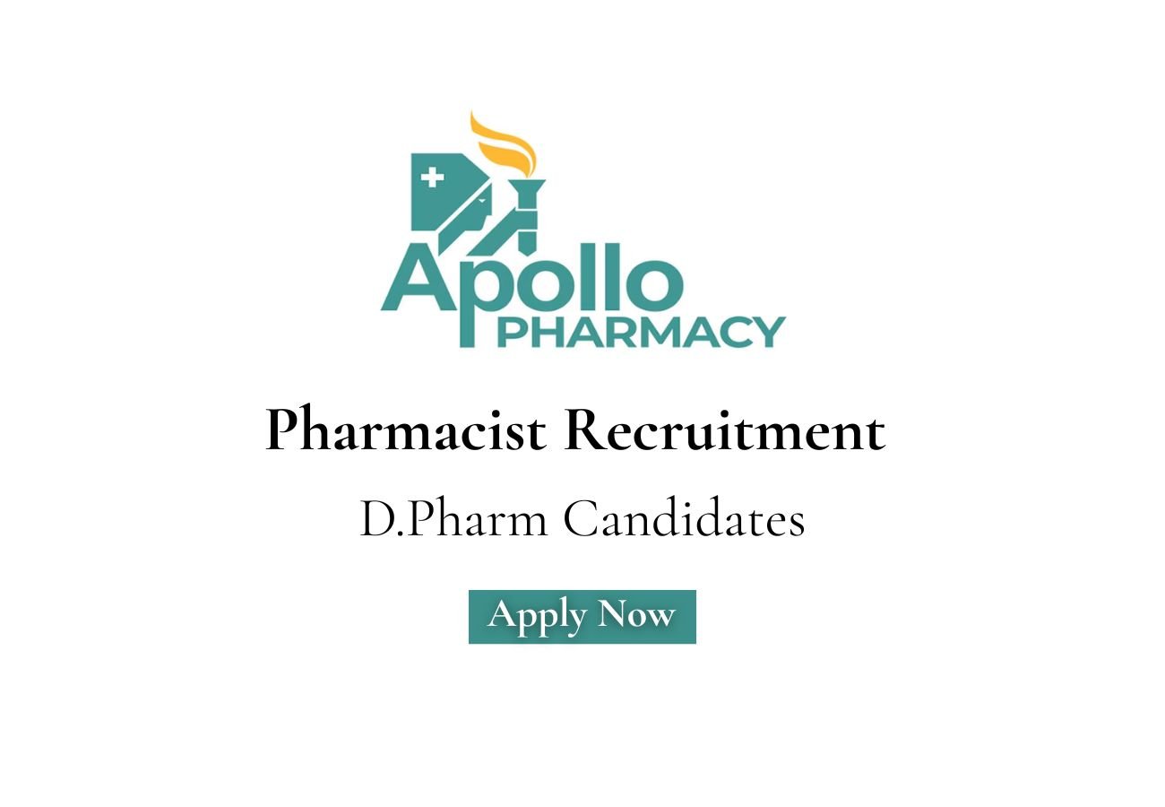 Apollo Pharmacy Hiring For Pharmacist