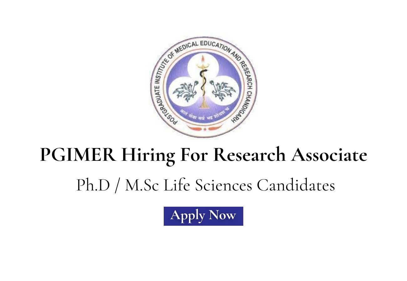 PGIMER Hiring For Research Associate